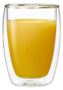 Bormioli Luigi Thermic Glass Duos Juice Set 2 Bicchieri 27 cl In Vetro Termico