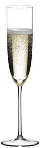 Calice completamente fatto a mano e soffiato a bocca in purissimo cristallo leggero e sottile particolarmente indicato nella degustazione di pregiati champagne