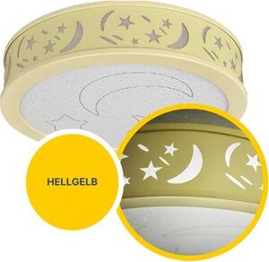 Plafone LED per bambini, cielo stellato, funzione luce notturna: giallo chiaro Colore: giallo chiaro