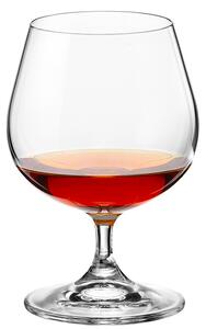 Bohemia Crystal Lara Calice Brandy e Cognac 60 cl Set 6 Pz In Cristallo