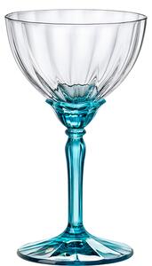 Bormioli Rocco Florian Lucent Blue Calice Champagne & Espresso Martini 24 cl Set 6 Pezzi
