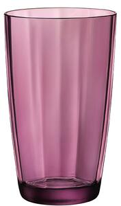 Bormioli Rocco Pulsar Rock Purple Bicchiere Cooler 45,5 cl Set 6 Pz In Vetro Colorato