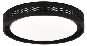 Plafoniera LED rotonda RONDA bianco e nero 25 W, luce regolabile (calda / fredda / neutra) 2219 lm, metallo, dimensioni: 8x40x40 cm, IP20, Light Prestige