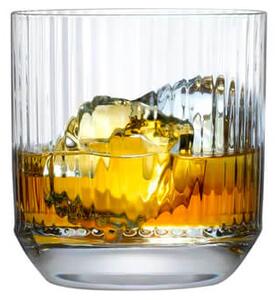 <p>Bicchiere Whisky della Linea Big Top di Nude, sulla sua superficie è stato inciso con un motivo lineare in rilievo, al tempo stesso tattile. Bicchiere moderno, elegante e raffinato un surplus per qualsiasi occasione.</p>
