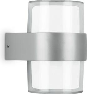 TELEFUNKEN - Lampada da esterno a LED IP44, Lampada da esterno a LED, 4000K bianco neutro, color argento, 130x95x105 mm (LxWxH)