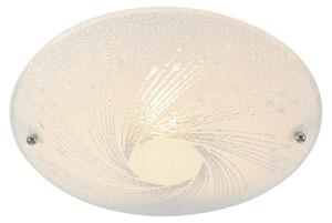 Plafoniera SNOW 10440 Ø25CM Metallo + vetro