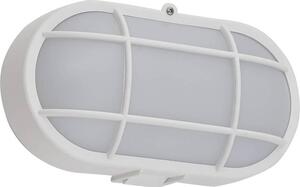 Lindby LED applique da esterno Alisha, bianco, plastica, IP54
