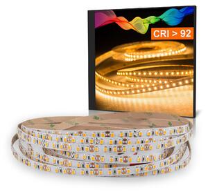 Striscia LED 2835 Bianco caldo (2700K) CRI 92 72W 5 metri 12V IP20