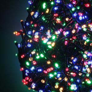 Luci di Natale filo 500 Led multicolor con controller 28m