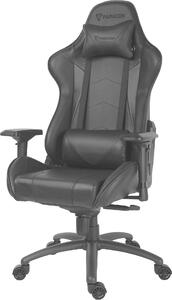 Sedia da gaming Paracon Knight Pro con cuscino per collo e parte bassa della schiena, nera