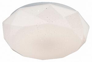 Nino Leuchten LED plafoniera Diamond plastica bianco-diamante 63251807