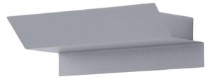 Applique a LED, acciaio zincato, lunghezza 21 cm, RUSTEGA