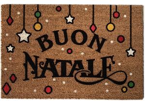 Zerbino Natalizio decorativo 60x40 cm con scritta Buon Natale