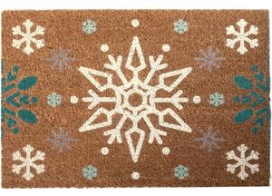 Zerbino Natalizio 60x40 cm con Fiocchi di Neve