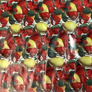 Tovaglia plastificata frutta estiva fragole e limoni antimacchia, impermeabile, decorativa 140x140