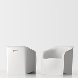 Poltrona "Lady" - Design che Unisce Comfort, Stile e Carattere – Bianco Opaco