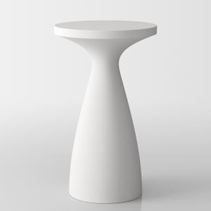Tavolo Alto Drink in Polietilene – Bianco Opaco - Design Moderno per Bistrot e Locali