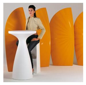 Tavolo Alto Drink in Polietilene – Bianco Opaco - Design Moderno per Bistrot e Locali
