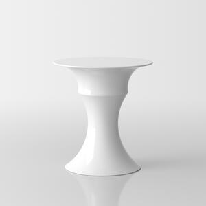 Tavolino Componibile "Olimpo" - Design by Servetto – Bianco laccato lucido