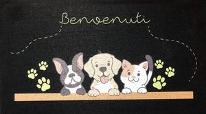 Zerbino Cuccioli in Gomma Riciclata - Design Naturale e Sostenibile 70x40 cm