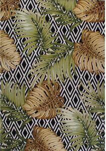Tappeto Jungle 3 W03 – Tappeto Tropicale con Pattern Geometrico Indoor & Outdoor 133X190