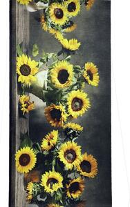 Passatoia cucina Kuki con stampa girasoli h. 52 cm 1,50 mt