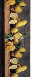Passatoia Sprinty Lemon con stampa limoni h. 52 cm per ogni ambiente 1,5 mt