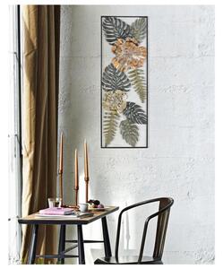 Pannello rettangolare con foglie in metallo, 3D TOO -A sono il nuovo trend Dimensioni 30,5x3,7xh 88 cm forme geometriche per decorare le pareti multicolor