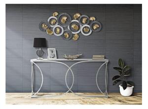 Pannello in metallo dal design regolare che richiama la natura ARTY -B-, in 3D sono il nuovo trend Dimensioni 126x5x h 58 cm per decorare le tue pareti