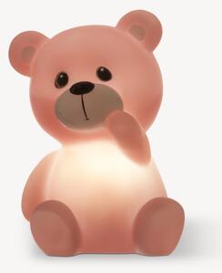 Atmosphera - Lampada notturna a LED per bambini TEDDY LED/3xLR44 rosa