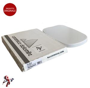 Copriwater Dolomite Fleo ORIGINALE in termoindurente cerniere inox codice J105100 colore bianco