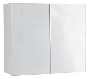 Pensile Colavene 80x24 Bianco Con Due Ante Con Specchio