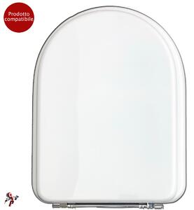 Copriwater coprivaso tavoletta sedile wc per Cielo vaso Celia bianco