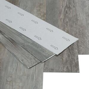 Pavimento Pvc Adesivo Effetto Legno - Listoni finto Parquet Laminato 18.4x121.9cm spessore 2.5mm pacchi da 2.47mq