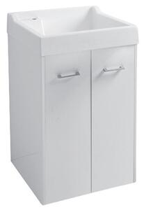 Lavatoio Colavene Domestica On 73x67,5 Bianco Con Vasca su Mobile Contenitore Lavatrice