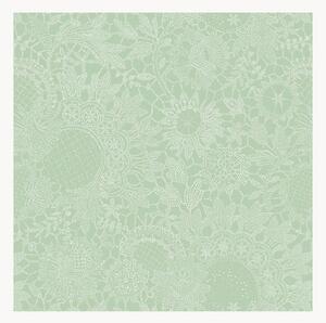 Set di 4 tovaglioli jacquard Mille Guipures Jade