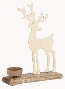 Portacandele in legno di mango Hudson Reindeer