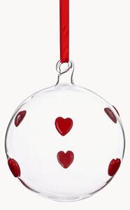 Set di 4 palline di Natale in vetro Christal