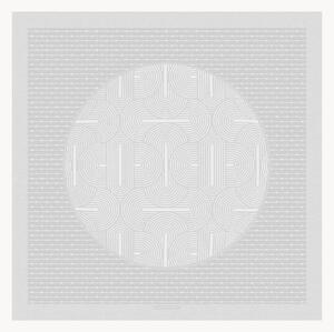 Tovaglia jacquard Le Cercle Blanc