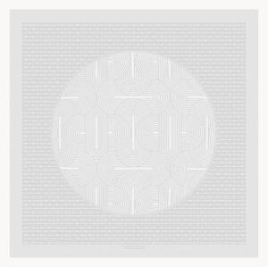 Tovaglia jacquard Le Cercle Blanc