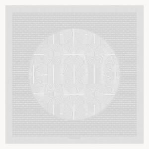 Tovaglia jacquard Le Cercle Blanc