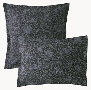 Federa in cotone percalle Reve Noir Nocturne