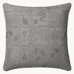 Copricuscino jacquard Secret Garden Grey