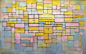 Mondrian, Piet - Riproduzione Tableau no 2 Composition no V 1914, (40 x 24.6 cm)