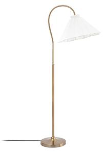 Lampada da terra Lucande, Lisbeth, Bianco, Soggiorno, Tessuto / Tessile, Campagna / rustico