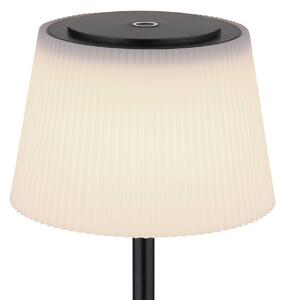 Globo Lampada da tavolo LED Gregoir, nero opaco, altezza 38 cm, CCT