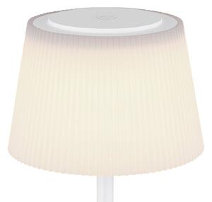 Globo Lampada da tavolo LED Gregoir, bianco opaco, altezza 38 cm, CCT