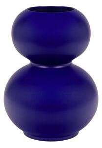 Vaso blu scuro in ceramica (altezza totale 36 cm) Tuga – noo.ma