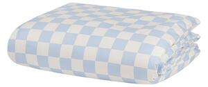 Copripiumino azzurro/color crema in raso di cotone per letto singolo 140x200 cm Plu – noo.ma