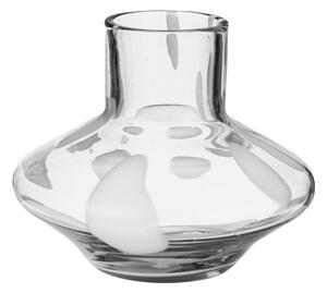 Vaso in vetro fatto a mano (altezza totale 28 cm) Glom – noo.ma